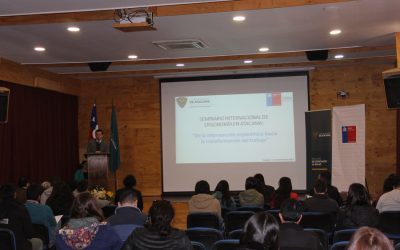 Realizaron Seminario Internacional de Ergonomía en la Universidad de Atacama