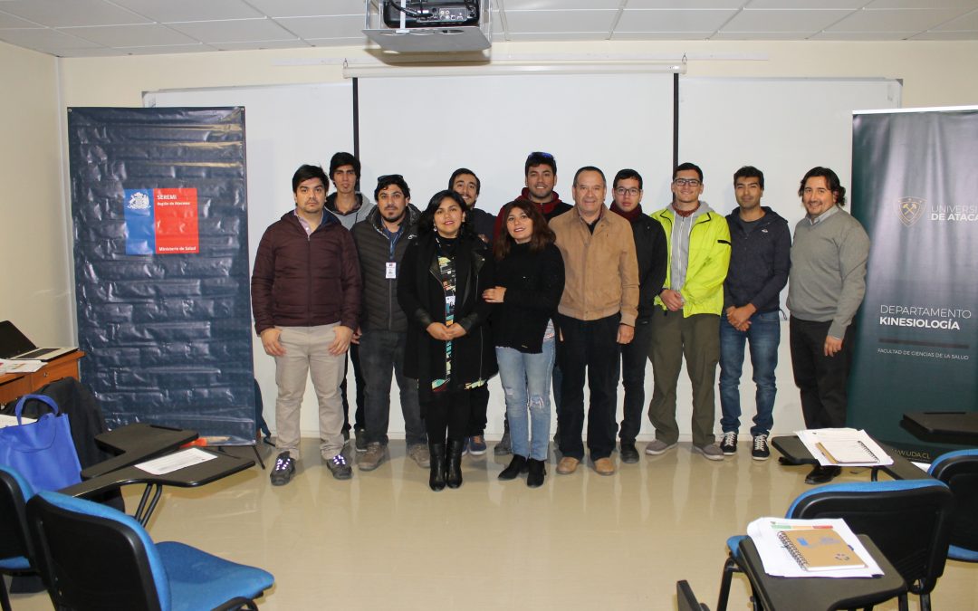 Académicos de la UDA dictan Curso en Métodos de Evaluación Inicial del Riesgo por Manejo Manual de Cargas en Copiapó