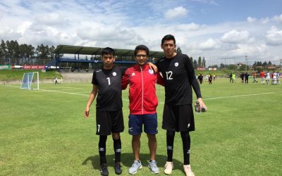 Académico de la Facultad de Ciencias de la Salud participa en Copa América de Fútbol 7 Para límpico Ecuador 2018.