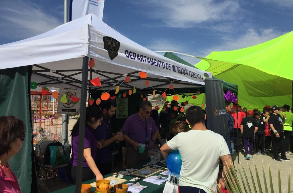 Nutrición y Dietética de la UDA participó en actividad dedicada a los niños en Parque Kaukari.