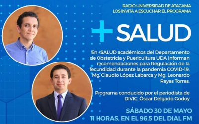 Participación Programa Más Salud Radio UDA