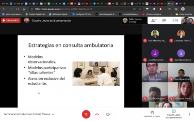 Departamento de Obstetricia y Puericultura realiza primer seminario virtual de Introducción a la Tutoría Clínica