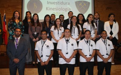 Kinesiología UDA celebró la investidura para sus estudiantes que comienzan prácticas intermedias