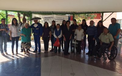 Conmemoración del día Internacional de la Tolerancia en hogar de ancianos La Candelaria