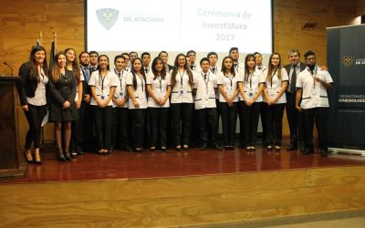 Departamento de Kinesiología celebró investidura de sus estudiantes que comienzan prácticas intermedias
