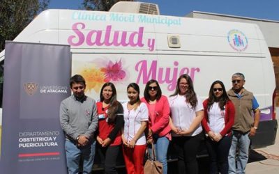 CARRERA DE OBSTETRICIA JUNTO A BIENESTAR DE PERSONAL INVITARON A LA CLÍNICA GINECOLÓGICA MÓVIL A TOMAR EXÁMENES A ESTUDIANTES Y FUNCIONARIOS DE LA FACSAL