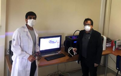 DIICC realizó importante colaboración para la elaboración de protectores faciales con tecnología 3D