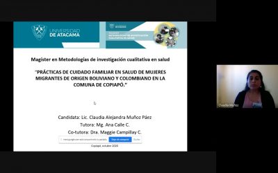 Programa Inter Facultad gradúa a su séptima Magíster en Metodologías en Investigación Cualitativa en Salud