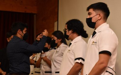 Estudiantes de 3º,4ºy 5º año de Kinesiología UDA recibieron investidura que les habilita para prácticas