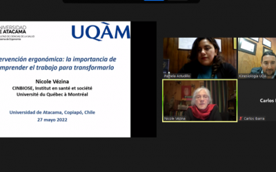 Diplomado de Ergonomía inaugura su III versión con la clase Magistral de Nicole Vézina